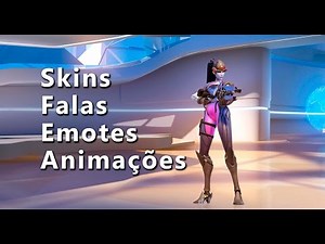 Overwatch Brasil - Widowmaker - Skins, Emotes, Animações e Falas