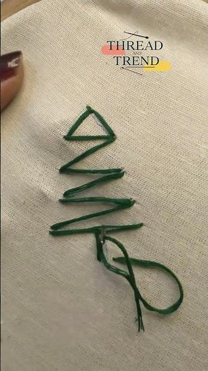 Elegant Christmas Trees Embroidery Design Tutorial | Modern Holiday Stitching Idea