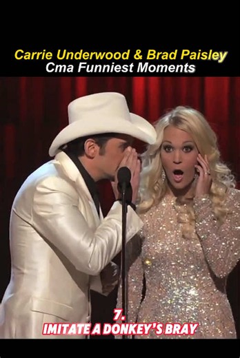 Brad Paisley and Carrie Underwood CMA Awards Comedy Moments