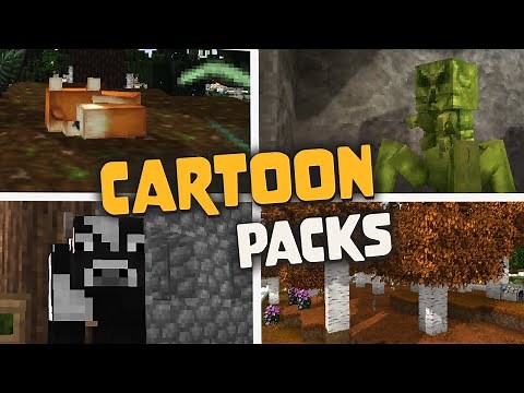 5 NEW Cartoon Texture Packs for Minecraft 1.18 | Vanilla Packs | Java Edition