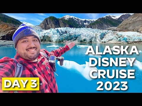 GLACIER DAY ON DISNEY CRUISE LINE! Alaska Disney Cruise Vlog 3! Disney Cruise Vlog 2023!