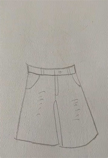 Fácil tutorial para dibujar pantalones cortos de hombre