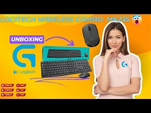 Logitech MK235 Wireless Keyboard & Mouse Combo UNBOXING