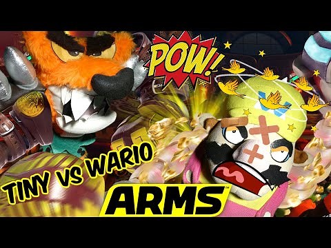 Tiny vs Wario !! ARMS Match !! MADNESS CRAZY BOXING FIGHT !! ᴴᴰ