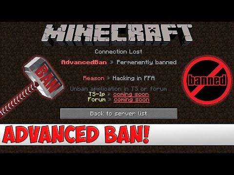 Minecraft Plugin Tutorial - Advanced Ban