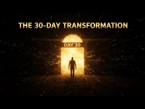 The 30-Day Challenge That Will Completely Upgrade Life-Cinematic Transformation Story (Full Journey)