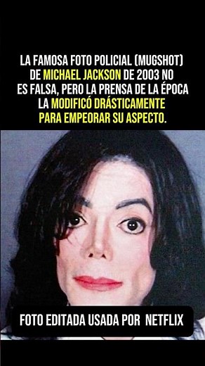 Foto policial Michael Jackson mugshot real vs fake