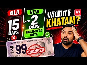 Vodafone Idea ₹99 Plan New Validity & Benefits Explained | Vi ₹99 Pack 2026 #VodafoneIdea