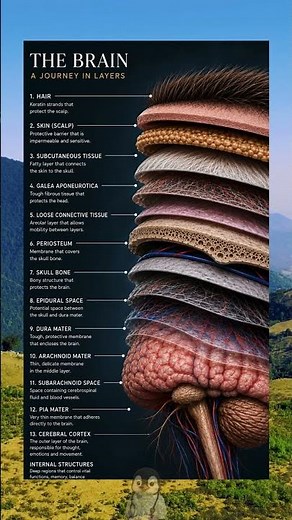 The Layers of the Brain Explained 🧠 | Anatomy From Scalp to Brain 3D Medical Guide