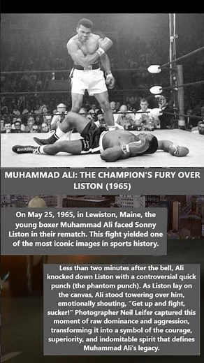 MUHAMMAD ALI : The Champions Fury Over Liston (1965)