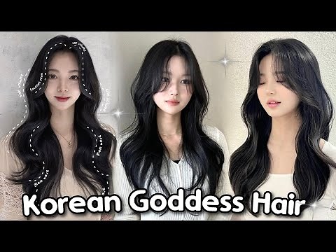 KOREAN GODDESS HAIR CURL TUTORIAL 𐙚⋆°｡⋆♡ (very detailed tutorial) ‧₊˚ ☁️⋅♡🪐༘⋆