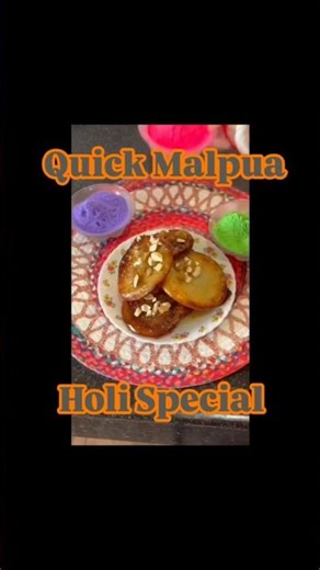 "Holi Special Malpua 😍”#Malpua #MalpuaRecipe #HoliSpecial #IndianSweets #DesiSweet
