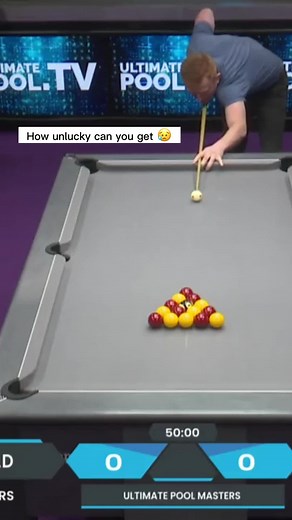 Unlucky Moments in Pool: A Cue Ball Disappointment
