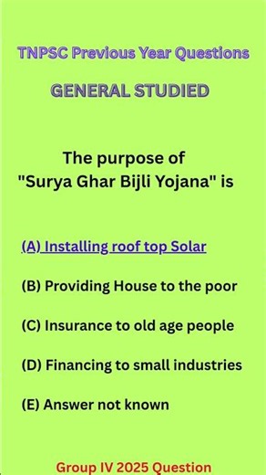 TNPSC General Studies Previous Year Questions I Group 4 I Tet I TNPSC