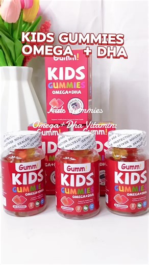 Kids Gummies with Omega and DHA for Better Health