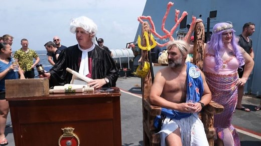 Crossing the Line explained: Centuries-old Navy tradition to gain acceptance of 'King Neptune'
