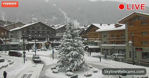 【LIVE】 Webcam Verbier - Switzerland | SkylineWebcams