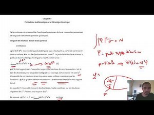 21. Le formalisme mathématique de la Physique quantique- Part 1
