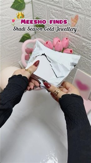 Meesho Aesthetic Jewellery✨#ytshorts#shorts#meesho#jewellery#girl#gift#necklace#aesthetic#meeshohaul