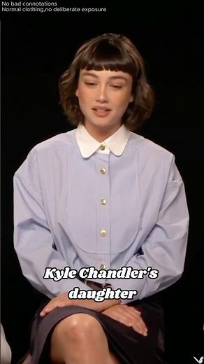 Sydney Chandler discusses how she doesn't deserve to be Kyle Chandler's daughter.#SydneyChandler