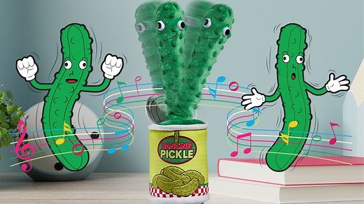 Watch The Dancing Pickle - Singing, mimicking, yodeling are more! on Amazon Live