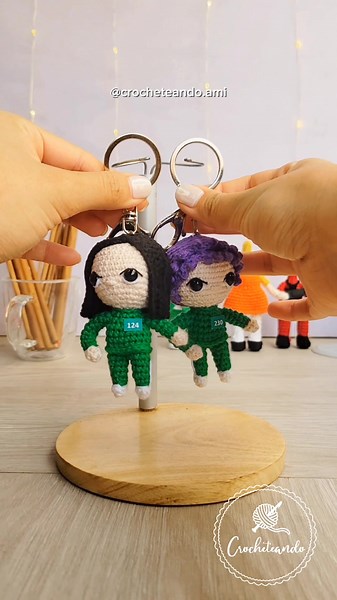 Amigurumis Crochet: Creaciones Inspiradas en Squid Game