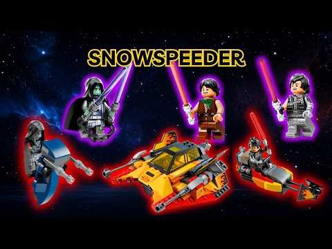 Star Wars Force Burner Snowspeeder Minifigures and Features #lego #legominifigures #starwars