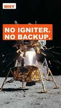 The Engine That Lifted Astronauts Off the Moon Had No Igniter. On Purpose.