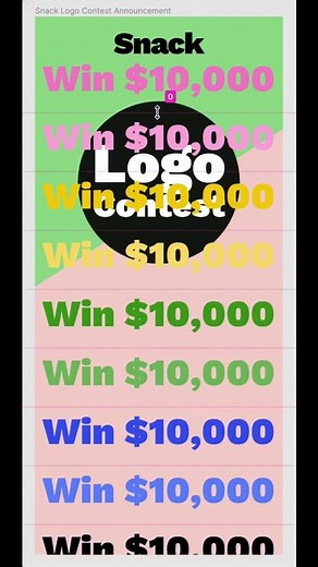 Create your own Snack logo, post it on TikTok, tag us with #SnackLogoContest. Entrants with 20 likes qualify. Winner becomes our OFFICIAL logo #fyp