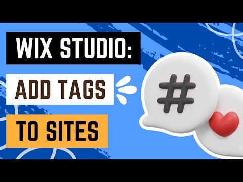 Wix Studio: How to Organize Your Sites with Tags