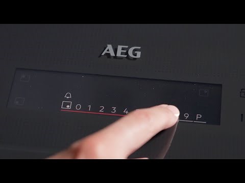 How to use power level settings with TFT screen | AEG Induction Hobs