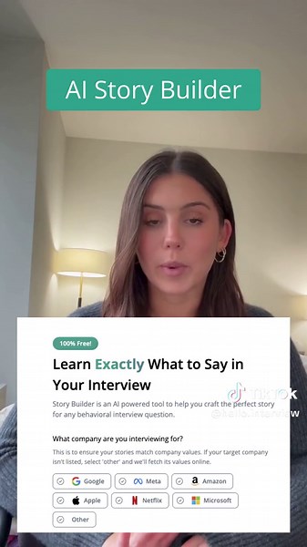 This tool uses AI to help you craft the perfect story for your SWE interviews 😎 #codinginterview #softwareengineer #tech #ai