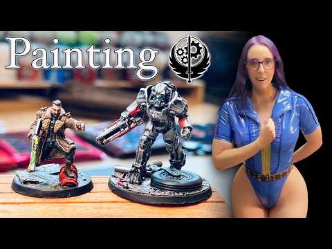 Brotherhood of Steel Painted Two Ways! | Fallout Wasteland Warfare Miniature Tutorial