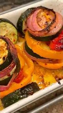 Après holiday roasted veggie stack with homemade bread #explore #fyp #easyrecipe #veggies #dinner