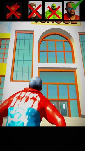 "Which Character in One Jump?" Go To New School🤯#gaming #shorts #gta