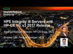 HP-UX Webinar: Integrity i6 and HP-UX Customer Webinar