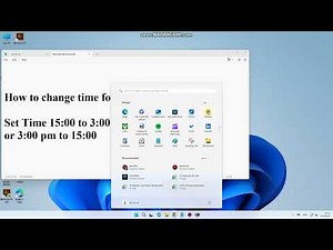 Windows 11 time format 12 hour | How to change time format in windows 11