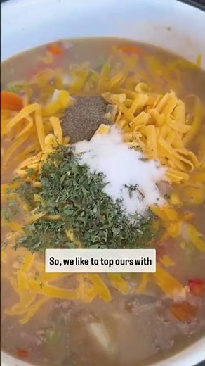 Easy Cheeseburger Soup Recipe