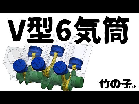 V型6気筒エンジン