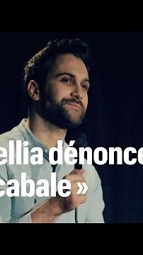 Comedian Seb Mellia, accused of sexual assault, was heckled by activists during a performance.