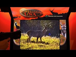 Deer Hunting USA Arcade Cabinet MAME Gameplay w/ AimTrak Gun & Hypermarquee