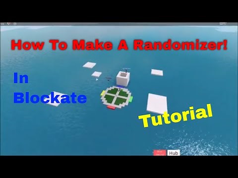How To Make A Randomizer In Blockate!