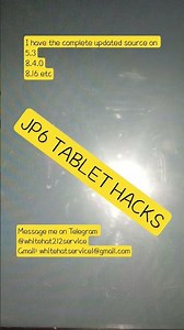 This is how to jailbreak a JP6 tablet 2025 . we help with HOW TO JAILBREAK JP6 TABLET OR Gtl tablet