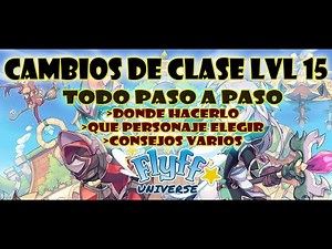 FLYFF UNIVERSE HACIENDO CAMBIO DE CLASE LV 15 PASO A PASO