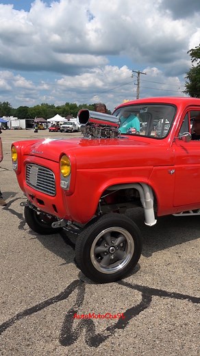 Blown 1959 Anglia Gasser At Byron Dragway | Automotocha9l