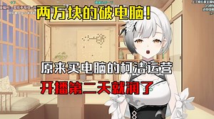 两万块的破电脑，连派派都播不了！！买电脑的运营开播第二天就润了