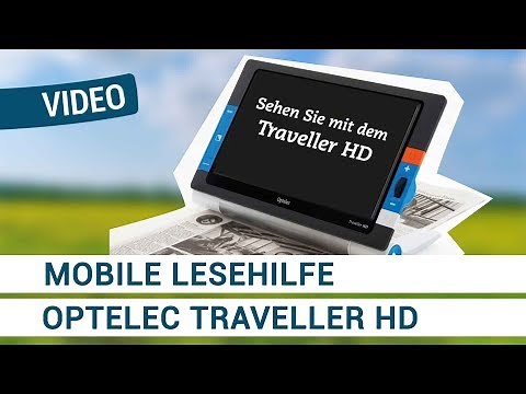 Optelec Traveller HD - Extra große mobile Lesehilfe