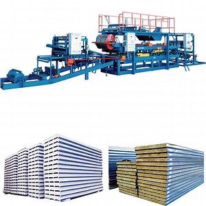 [Hot Item] EPS Rock Wool Sandwich Panel Manufacturing Machine EPS Sandwich Wall Panel Machine EPS Sandwich Panel Making Machine