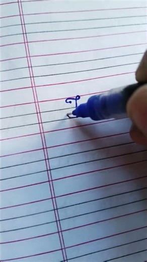 how to write a cursive writing letter F |