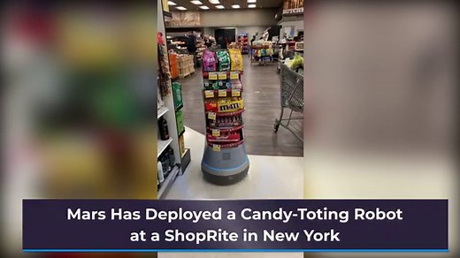 This robotic rover chases customers in stores tempting them to buy snacks, netizens are not amused [WATCH]